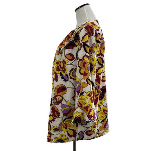 ModCloth Certainly Styled Floral Retro Cream Kimono - Picture 7 of 11